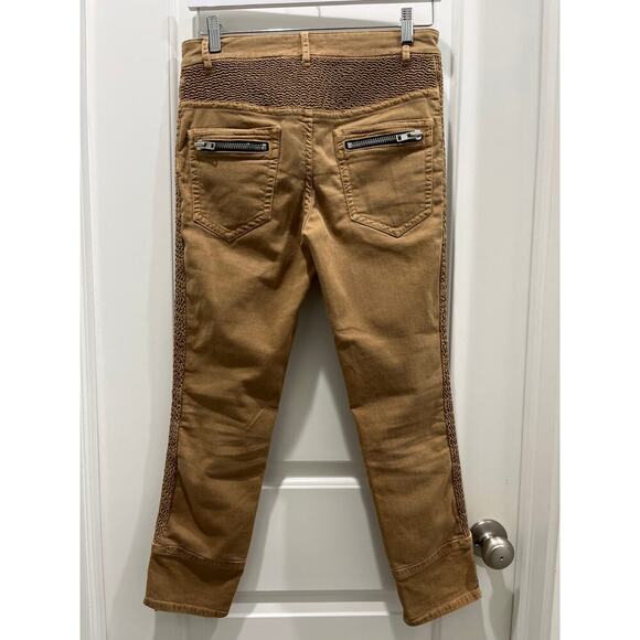 Isabel Marant Etoile Alone Capri Pants With Ankle Zip Sz 40 - Picture 5 of 9